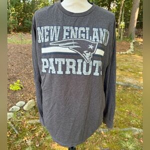 NFL - New England Patriots Long Sleeve Gray Tee